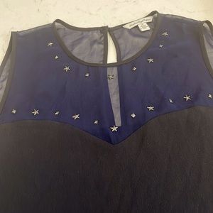 American Eagle Outfitters Sleeveless Top with Stars and Studs